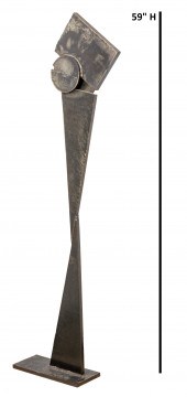 TORNER SIGNED MONUMENTAL IRON