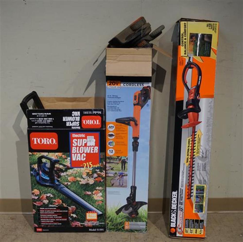 TORO ELECTRIC LEAF BLOWER AND A
