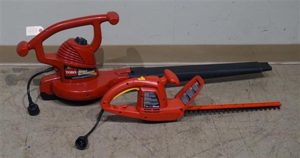 TORO ELECTRIC LEAF BLOWER/VAC AND A
