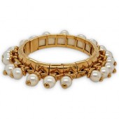 TORRES 18K GOLD AND BEADED PEA