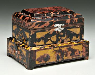 Tortoise box and stand: box with