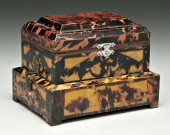 Tortoise box and stand: box wi