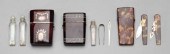 Tortoise etui , lancet, perfum