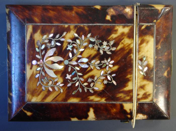 Tortoise Shell Card Case.