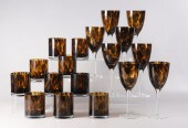 Tortoise shell glass hocks and
