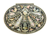 TORTOISESHELL AND SILVER PIQUE