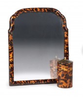 TORTOISESHELL MIRROR AND PENCI