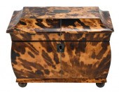 TORTOISESHELL TEA CADDYBritish
