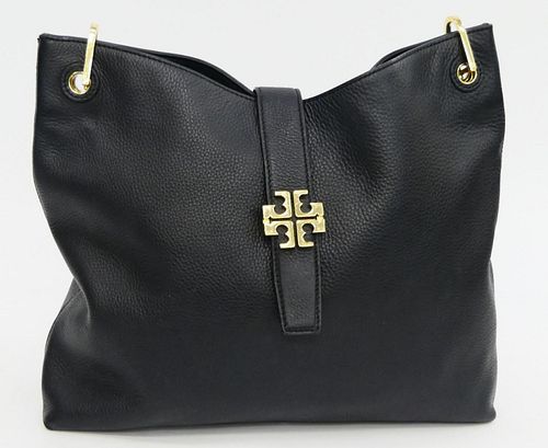 TORY BURCH BLACK LEATHER