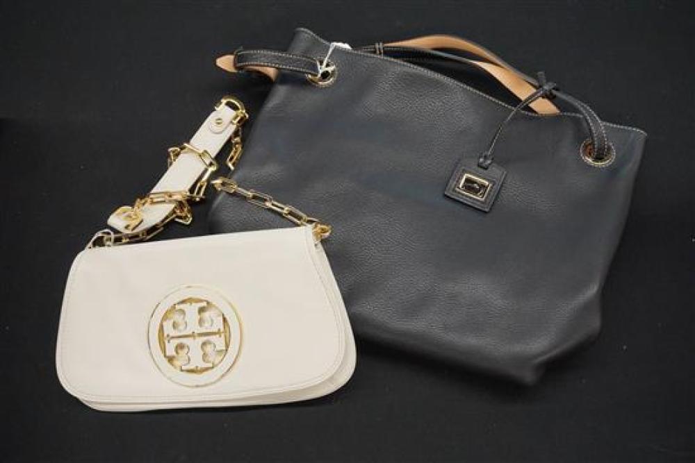 TORY BURCH CREAM LEATHER 'AMANDA"