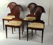 TOSCANINI'S FOUR CARVED MAHOGA