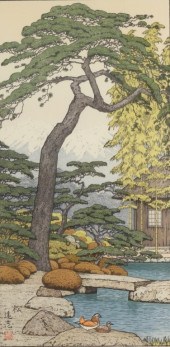 TOSHI YOSHIDA PINE TREE WOODBL