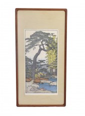 "TOSHI YOSHIDA" WOOD BLOCK PRI