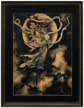 Toshio Aoki watercolor (born 1