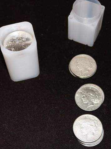 TOTAL OF 30 SILVER DOLLARS