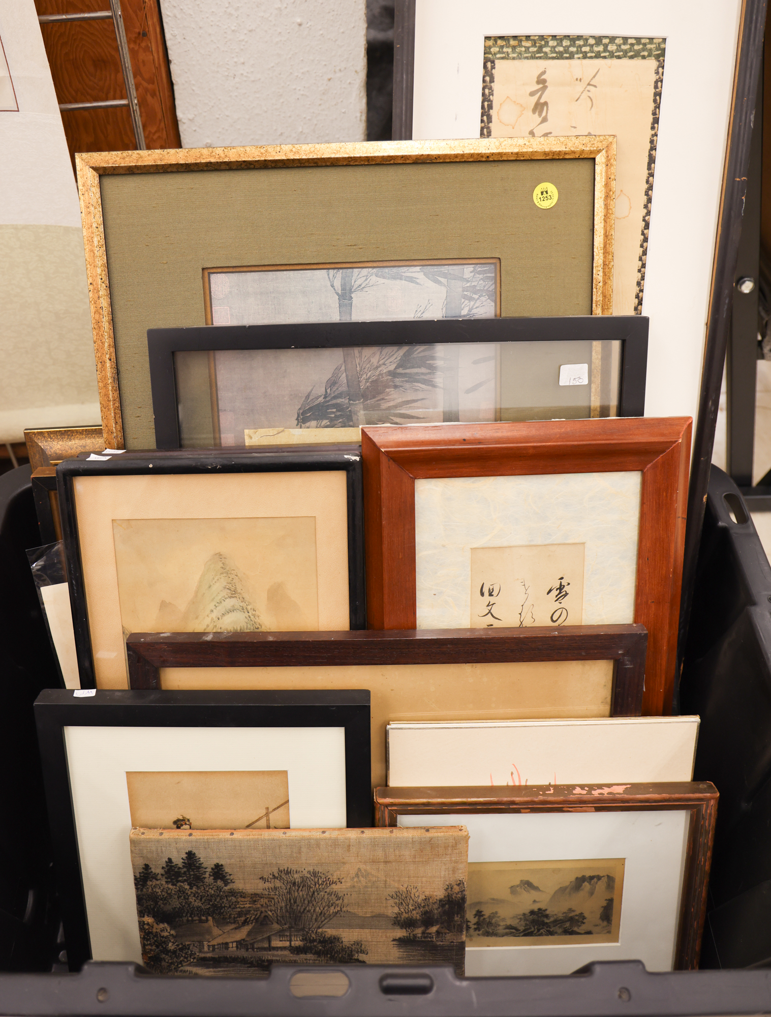 Tote 15pc Old Japanese Artworks