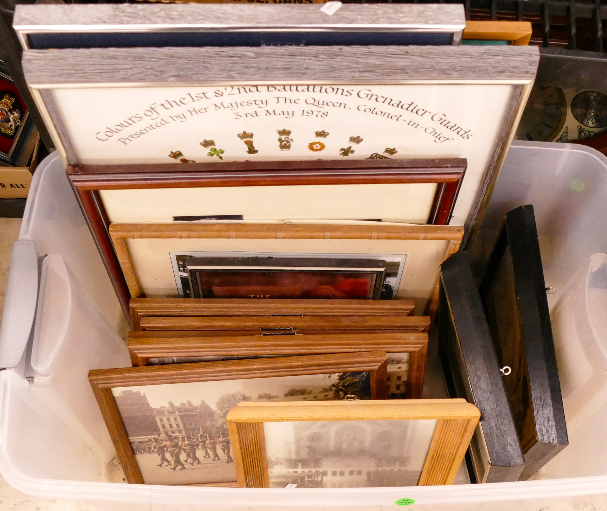 Tote Vintage Framed Military Prints