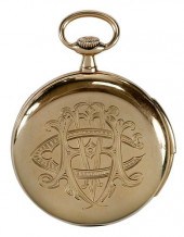 TOUCHON & CO. 14KT. MINUTE REP