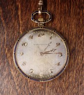 TOUCHON OPEN FACE POCKET WATCH