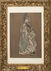 TOULOUSE-LAUTREC ATTRIB. WOMAN