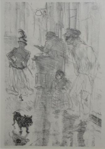 TOULOUSE-LAUTREC. Lithograph.