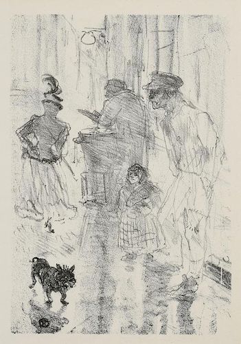 TOULOUSE-LAUTREC LITHOGRAPH, LE