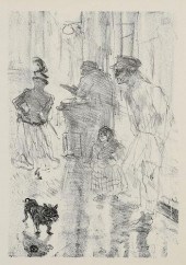 TOULOUSE-LAUTREC LITHOGRAPH, L