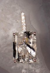 TOURMALATED QUARTZ, DIAMOND AN