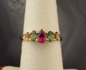 TOURMALINE AND FOURTEEN KARAT