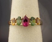 TOURMALINE AND FOURTEEN KARAT