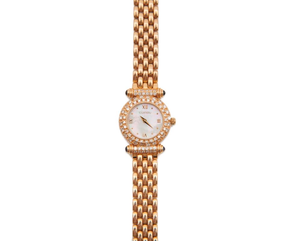 TOURNEAU 14K GOLD AND DIAMOND