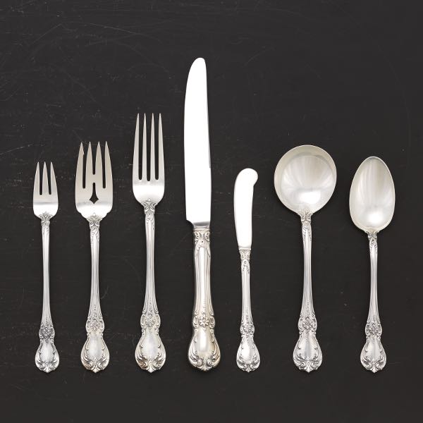 TOWLE FLATWARE SERVICE FOR 12, "OLD