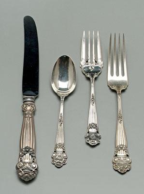 Towle Georgian sterling flatware,