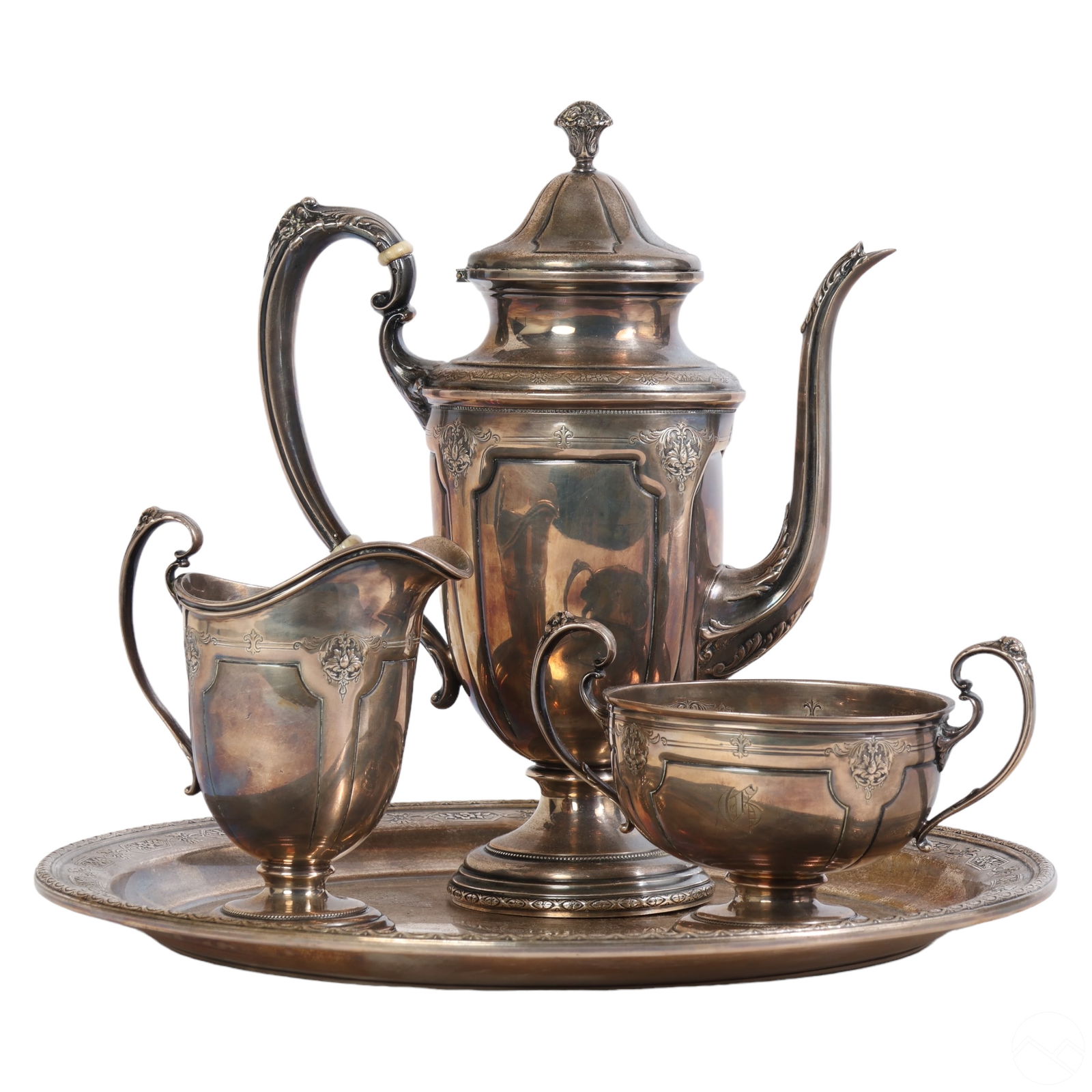 TOWLE LOUIS XIV STERLING SILVER 4PC
