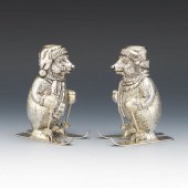 TOWLE PAIR OF SILVER PLATED SK
