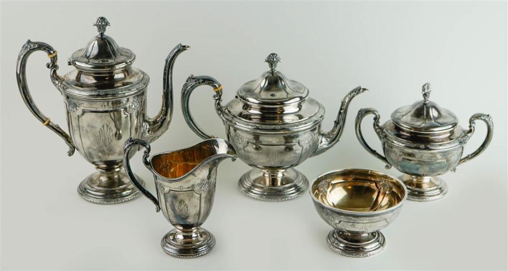 TOWLE SILVER 'LOUIS XIV' TEA AND