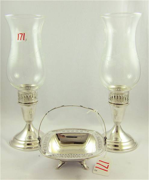 TOWLE STERLING CANDY DISH AND