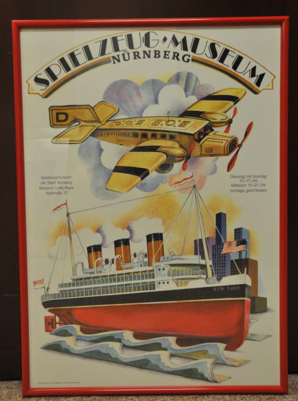 TOY MUSEUM SOUVENIR POSTERS Four
