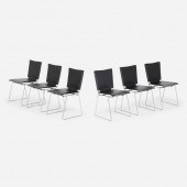 Toyoda Hiroyuki. Pelle chairs,