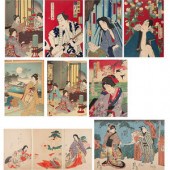 Toyohara Kunichika (1835-1900)