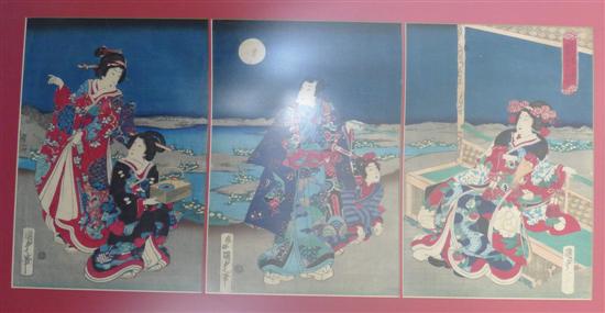 Toyokuni III and Kunisada II two