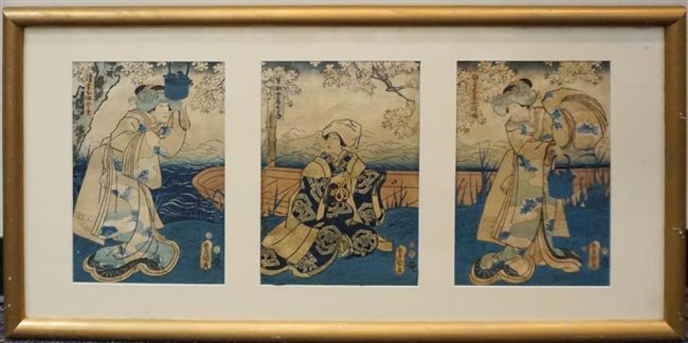TOYOKUNI III (KUNASADA), TRIPTYCH