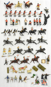 TOYS: BRITAINS, MIGNOT, ETC.,