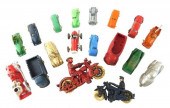 TOYS: EIGHTEEN METAL TOY MOTOR