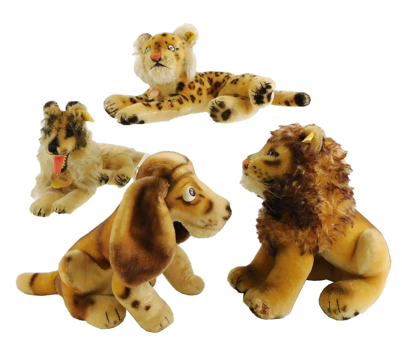 TOYS: FOUR STEIFF STUFFED