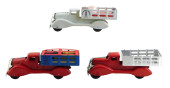 TOYS: THREE MARX TOY TRUCKS, M
