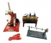 TOYS: THREE STEAM ENGINE TOYS
