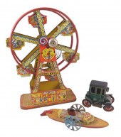 TOYS: THREE TIN LITHOGRAPH TOY