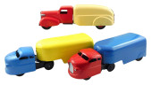 TOYS: THREE WYANDOTTE PRESSED