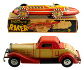 TOYS: TWO MARX TOY CARS, EACH